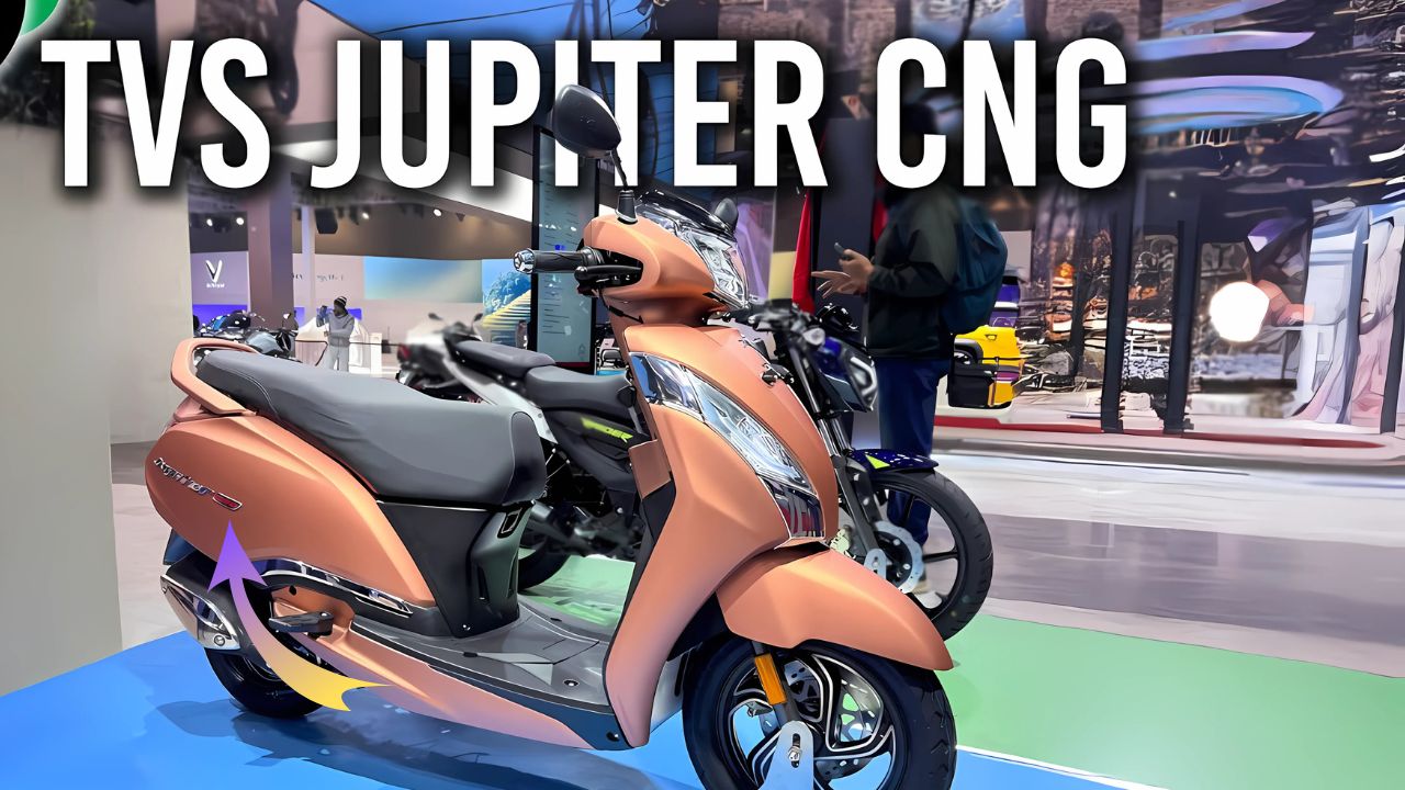 TVS Jupiter CNG Scooter 2025 In Nashik– Price, Mileage & Features